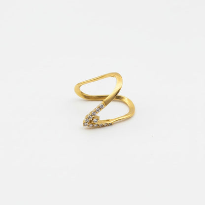 Frosted Vesper Ring