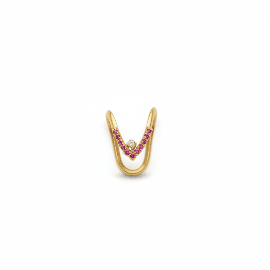 Rosy Vesper Ring