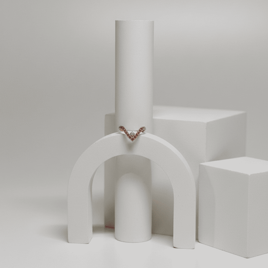Rosy Vesper Ring