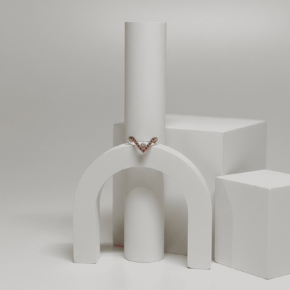 Rosy Vesper Ring