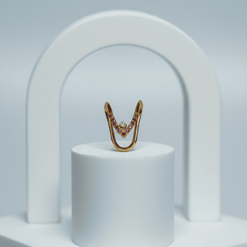 Rosy Vesper Ring