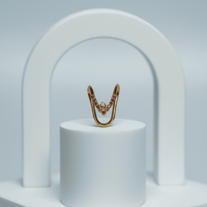 Rosy Vesper Ring