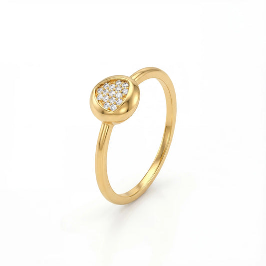 Circular Sunbeam Ring