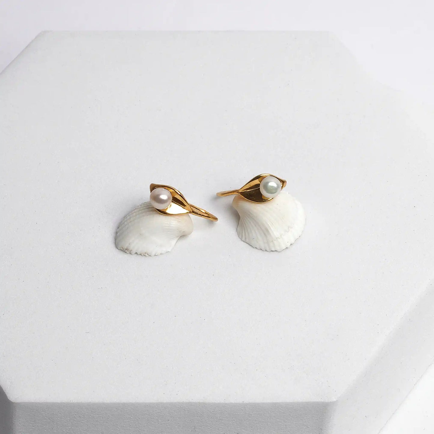 Golden Arc Earrings