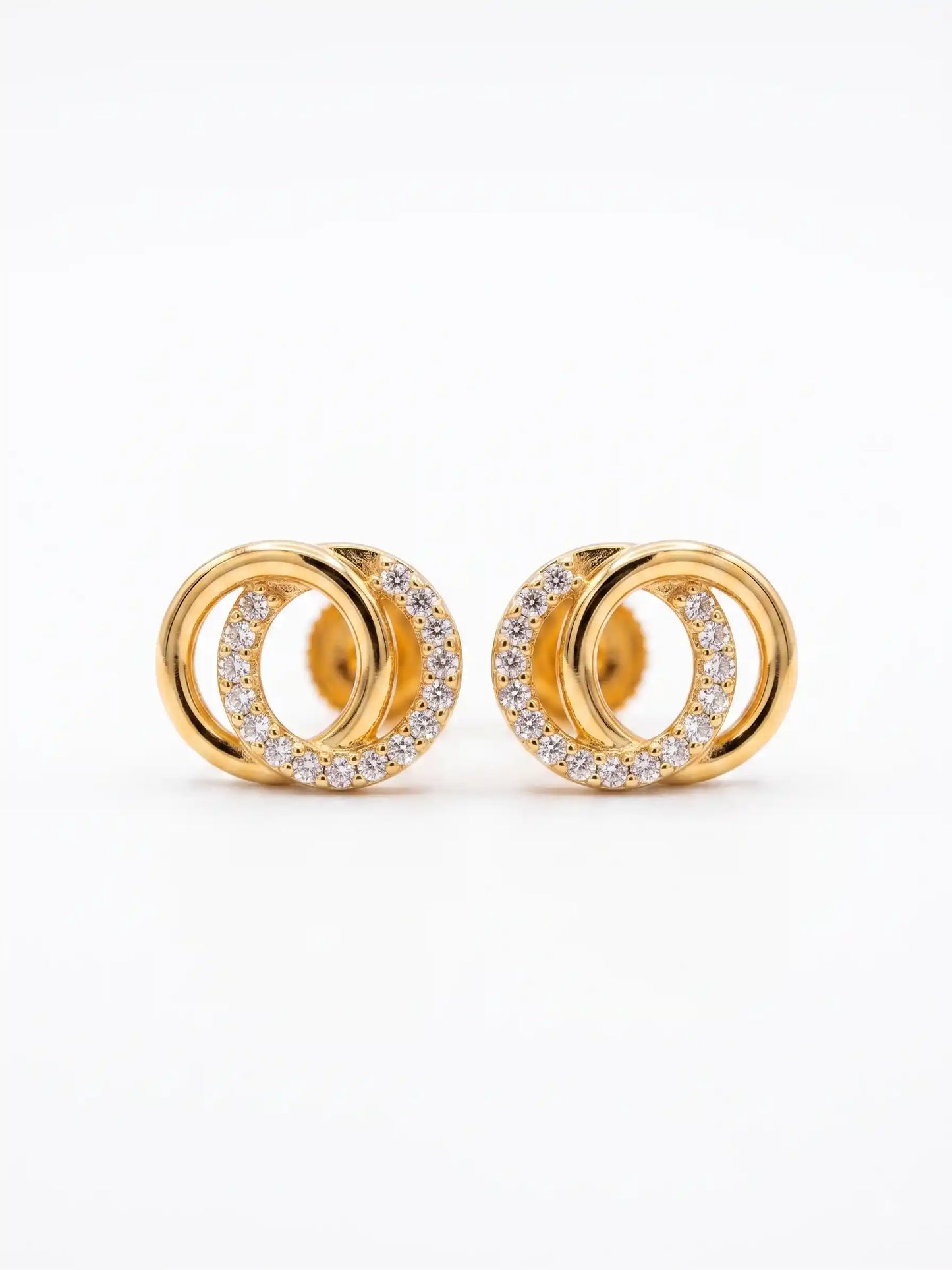 Loop Gem earrings