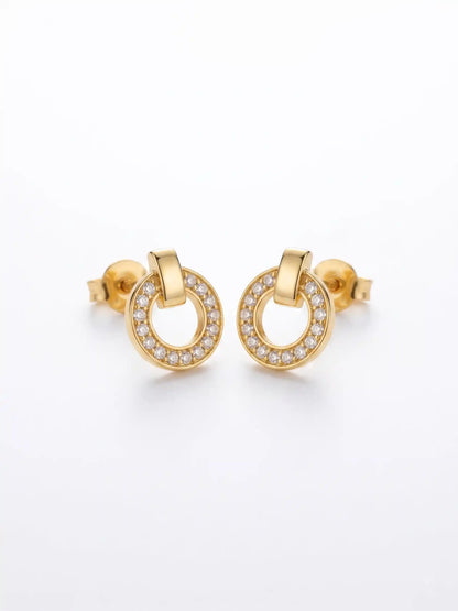 Circular Gems Earrings
