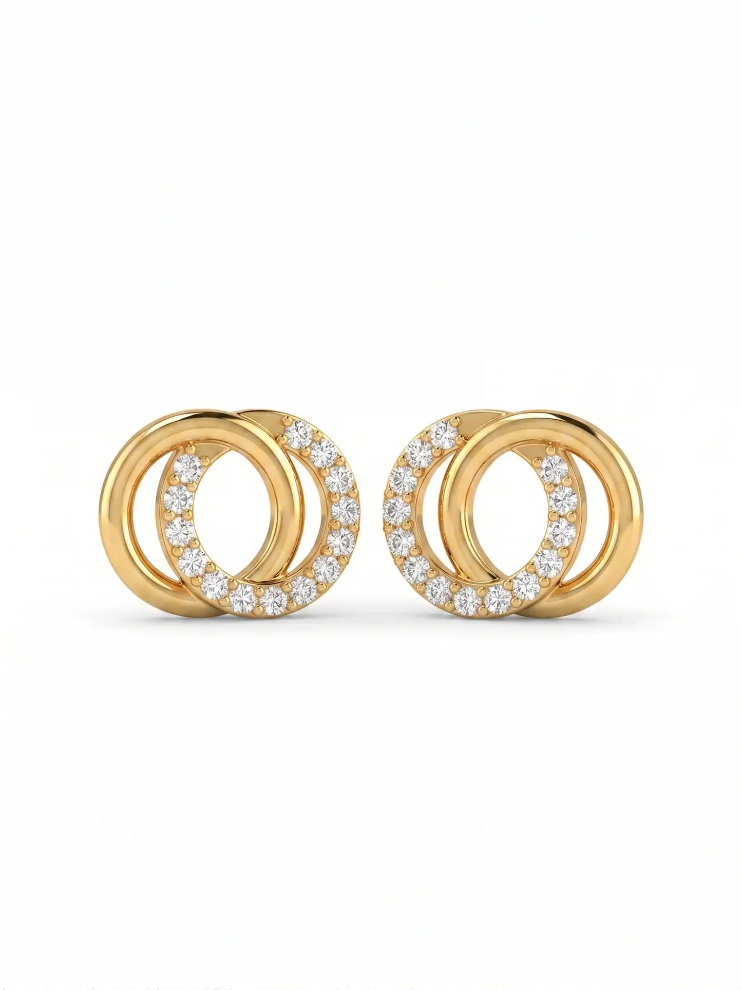 Loop Gem earrings