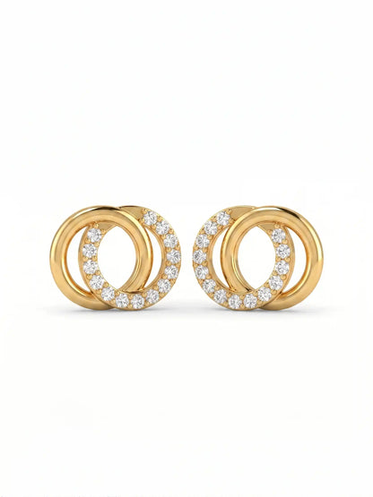 Loop Gem earrings