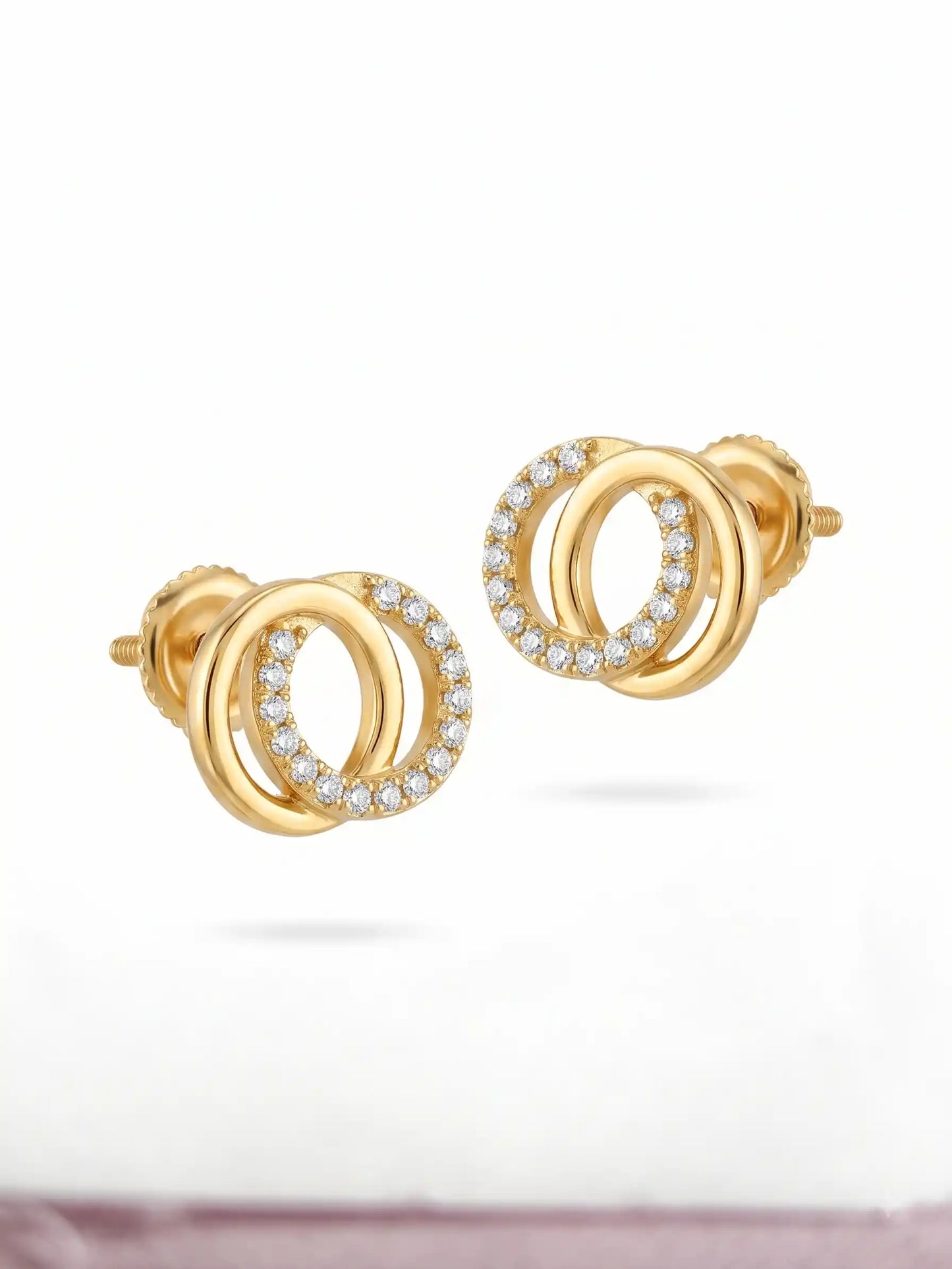 Loop Gem earrings