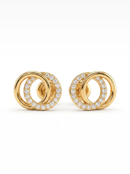 Loop Gem earrings