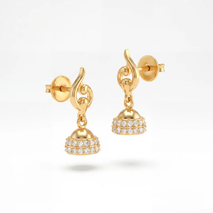Aurora Drop Jhumka Studs