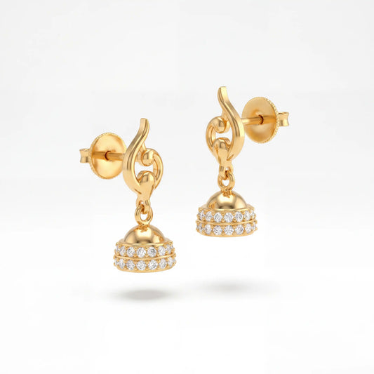 Aurora Drop Jhumka Studs