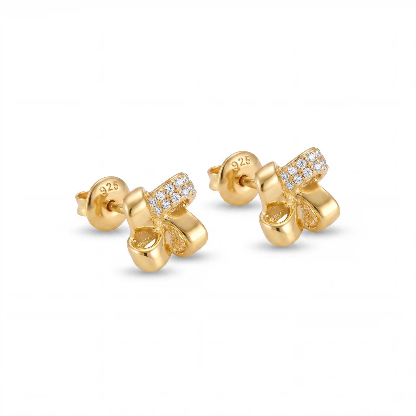 Celeste Bow Spark Studs