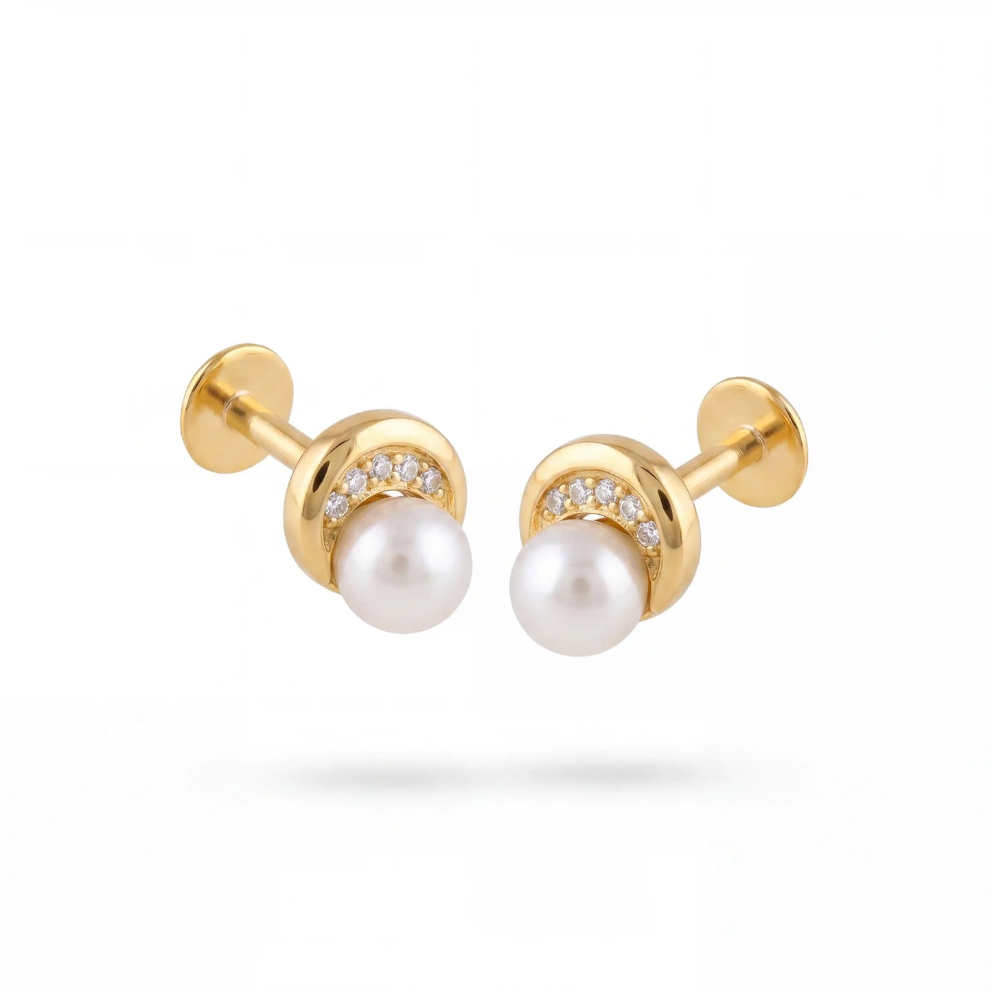 Luminous Arc Pearl Studs