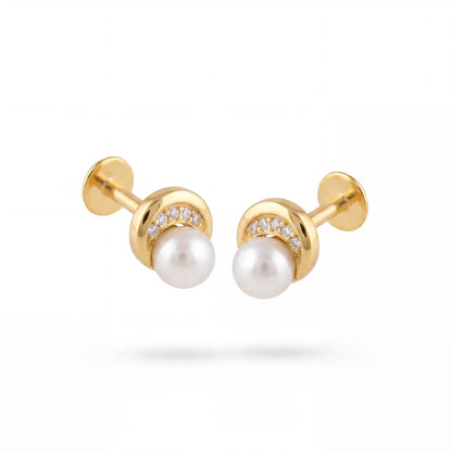 Luminous Arc Pearl Studs
