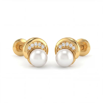 Luminous Arc Pearl Studs