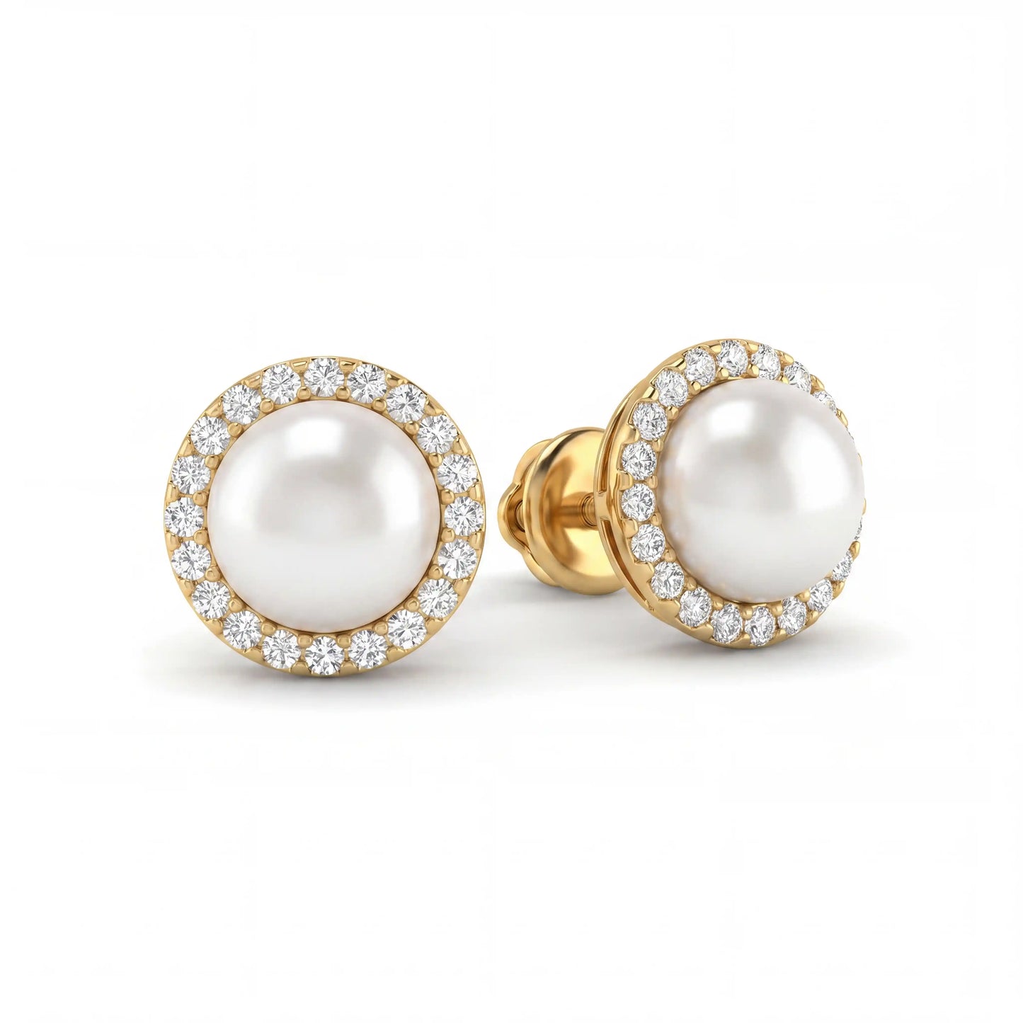 Halo Pearl Radiance Studs