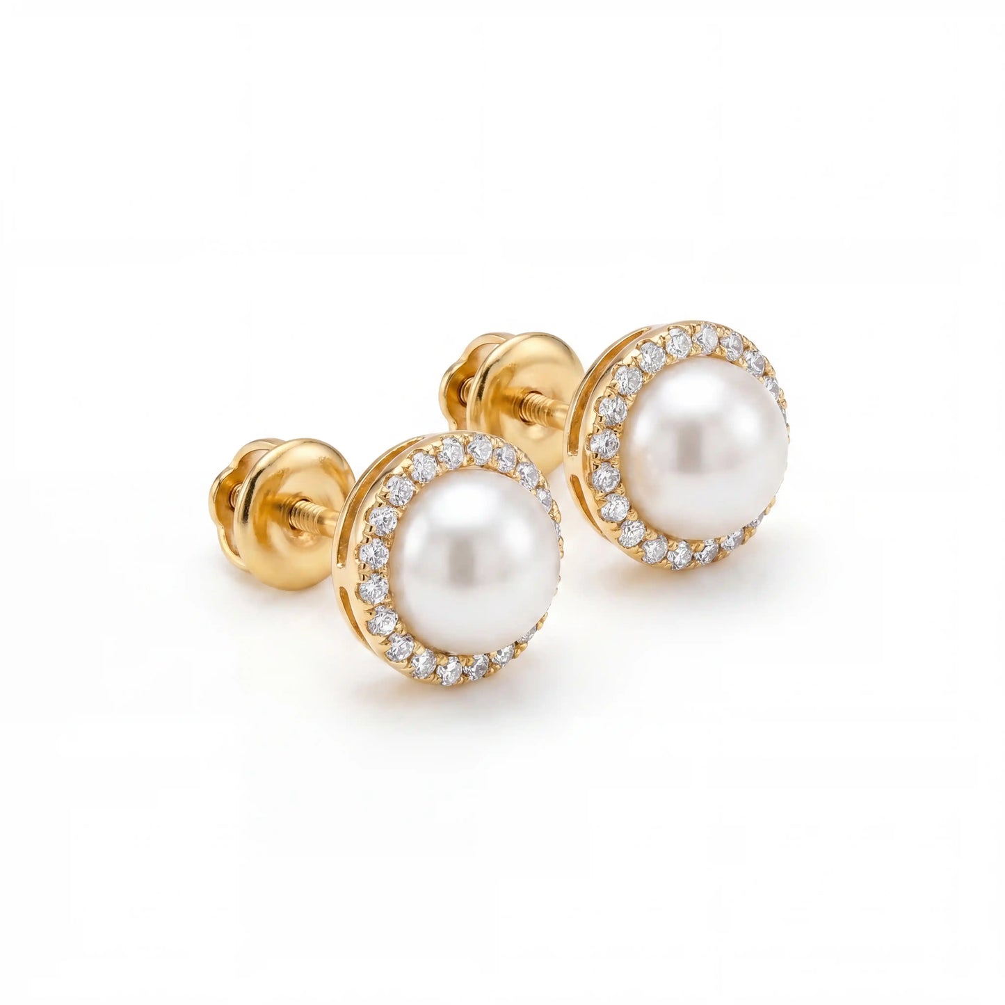 Halo Pearl Radiance Studs