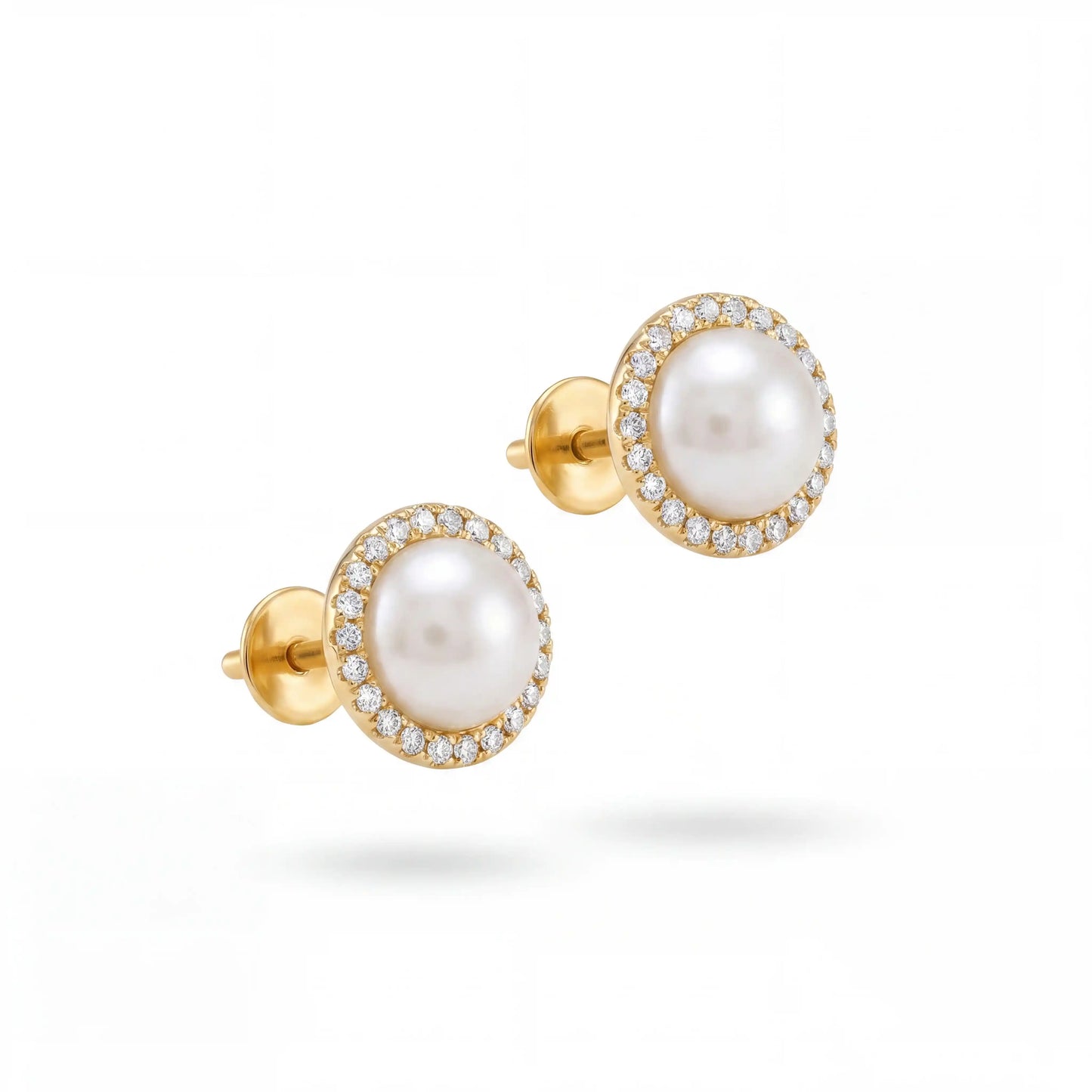 Halo Pearl Radiance Studs