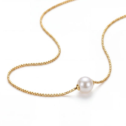 Solitaire Pearl Chain