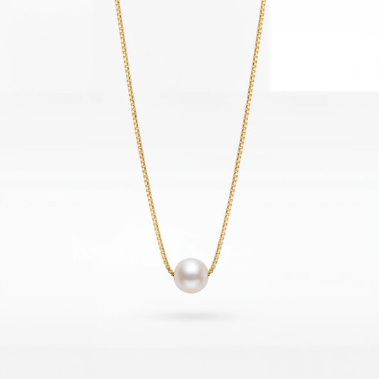 Solitaire Pearl Chain